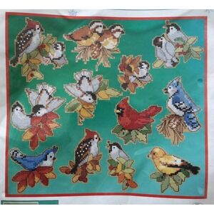 Dimensions Forest Birds Ornaments Hallmark Christmas Counted Cross Stitch Kit